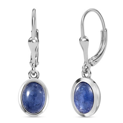 D'Joy AA Tansanit Ohrringe 925 Silber rhodiniert ca. 3.41 ct