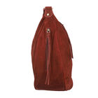 Hobo Tasche aus 100% echtem Leder, Größe 40,6x12,7x33 cm, Weinrot image number 3