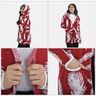 Winter-Kapuzenpullover mit 2 Taschen, Rot image number 6