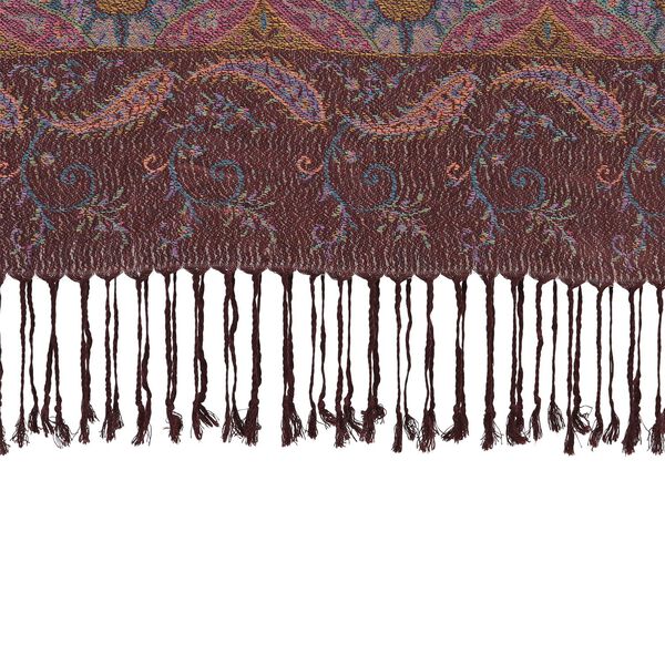 Schal mit Paisley-Muster und Fransen, 70x180cm, Beige image number 3