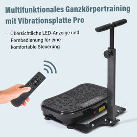 SOULSMART Vibrationsplatte Pro mit Fernbedienung, 150W