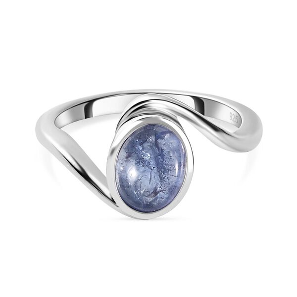 AA Tansanit Solitär Bypass Ring - 1,47 ct. image number 0