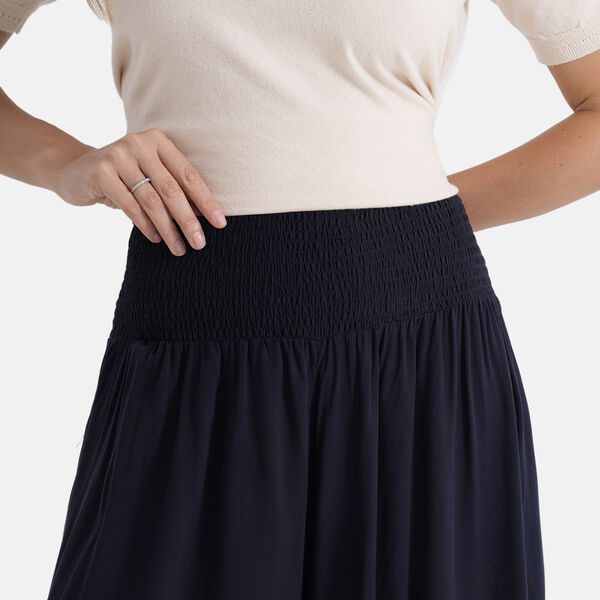 LA MAREY Culotte Hose mit weitem Bein, Einheitsgr&ouml;&szlig;e, Schwarz image number 6
