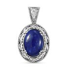 Lapislazuli Anhänger 925 Silber rhodiniert ca. 14.76 ct