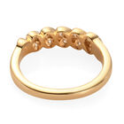 88 Facetten Moissanit Ring 925 Silber vergoldet  ca. 0,34 ct image number 5