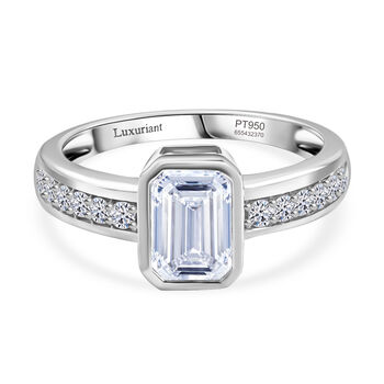 LUXURIANT DIAMOND - Lab Grown Diamant VS-EF IGI zertifiziert Ring 950 Platin (Gr&ouml;&szlig;e 18.00)  ca. 2.00 ct