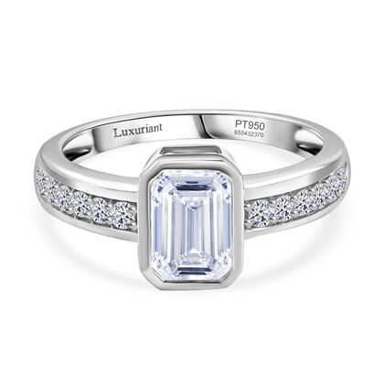 LUXURIANT DIAMOND - Lab Grown Diamant VS-EF IGI zertifiziert Ring 950 Platin (Gr&ouml;&szlig;e 18.00)  ca. 2.00 ct