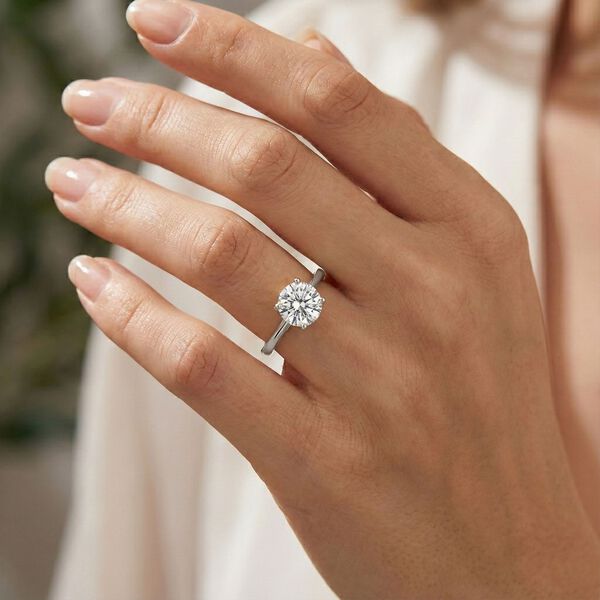 D'Joy Moissanit Ring, 925 Silber rhodiniert - 1 ct. image number 3