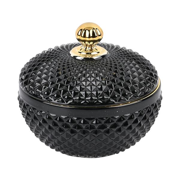 Sandelholz Duftkerze in schwarz, 20h Brennzeit image number 0