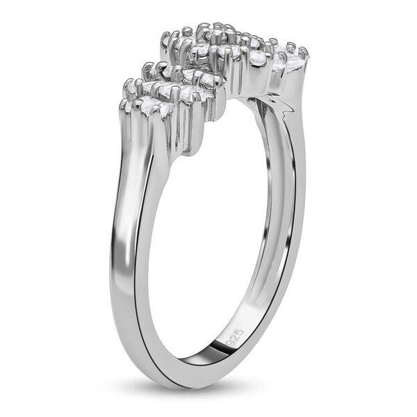 Moissanit Ballerina Ring, 925 Silber rhodiniert - 1,11 ct. image number 5