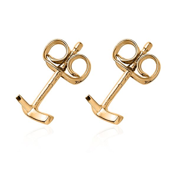 Molto Kiss Stacking Ohrstecker in Silber mit Gelbgold Vermeil image number 3