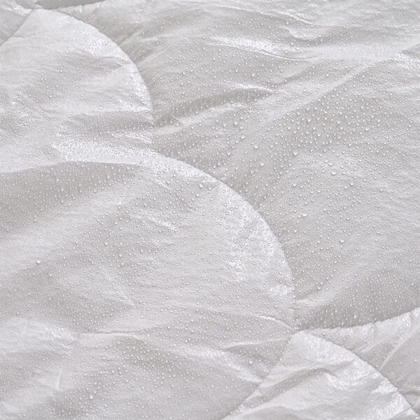 Bamboo Matratzenschoner wasserdicht, Jacquard Gewebe, 150x200cm, Wei&szlig; image number 4