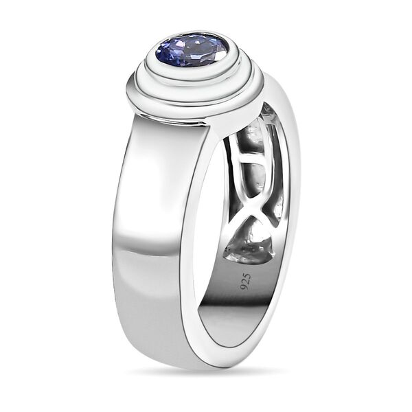 AAA Tansanit Solitär Ring- 0,58 ct. image number 5