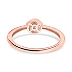 Natürlicher Champagner-Diamant-Ring - 0,10 ct. image number 4