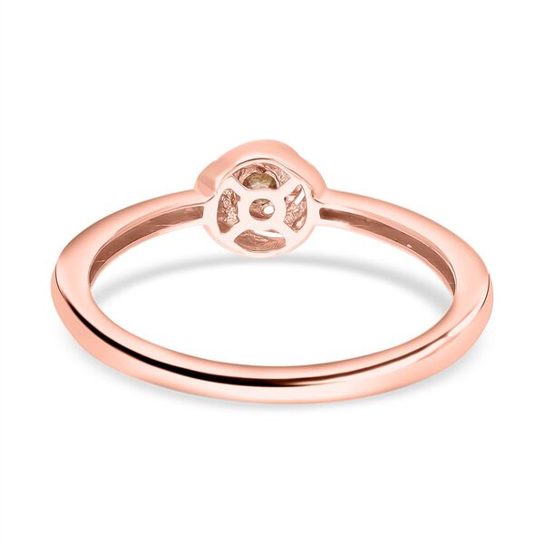 Nat&uuml;rlicher Champagner-Diamant-Ring - 0,10 ct. image number 5