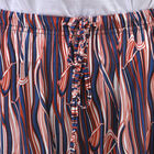TAMSY - bedruckte Haremshose, Wellenmuster, rot/blau, One Size image number 4