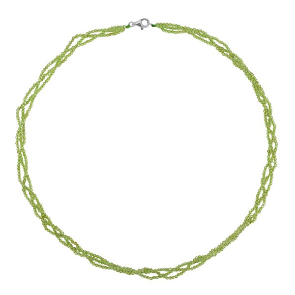 Peridot Halskette, 50 cm - 52,50 ct. image number 3