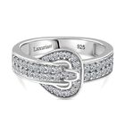 LUXURIANT DIAMOND - Lab Grown Diamant SI-GH Ring 925 Silber rhodiniert (Größe 17.00) ca. 0,50 ct