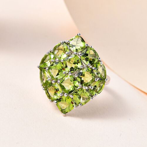 Natürlicher Peridot-Ring - 7,61 ct. image number 1