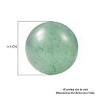 Grüne Aventurin-Ohrringe, 925 Silber rhodiniert ca. 8,00 ct image number 4