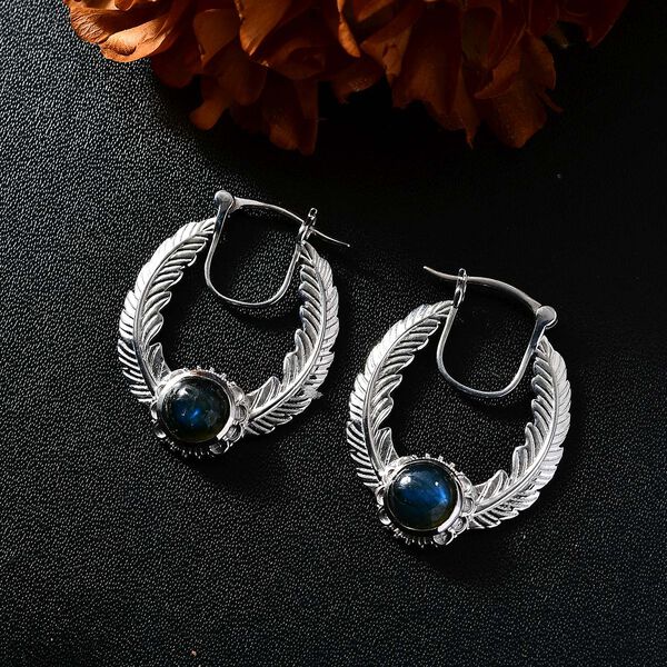 AAA Labradorit Ohrringe - 3,37 ct. image number 3