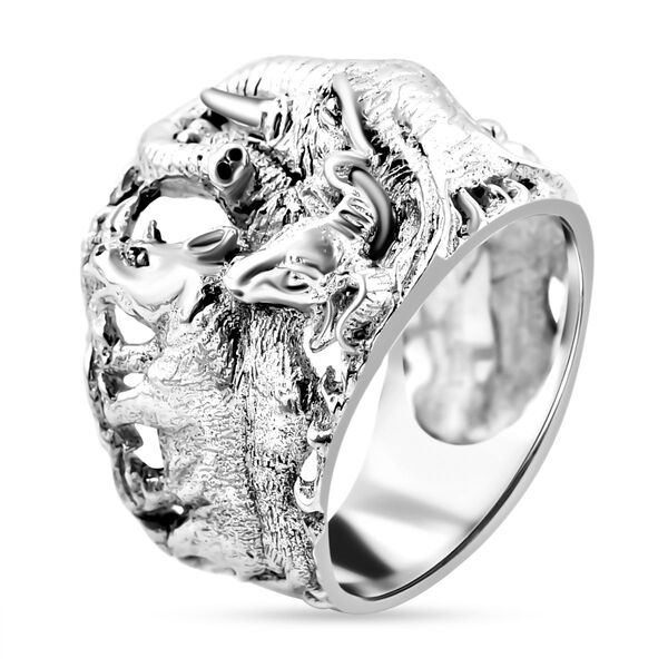 Royal Bali Kollektion- Elefant Silber Ring image number 5