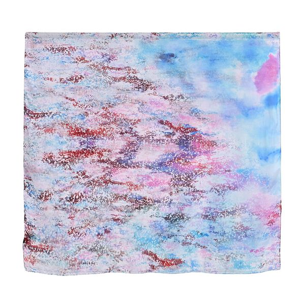  LA MAREY signature 100% silk scarf110*195cmweight:40gcolor:multi colorMaterial:100% Mulberry silk image number 6