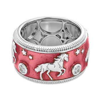 LUXURIANT DIAMOND - Lab Grown Diamant SI-GH Ring 925 Silber rhodiniert (Gr&ouml;&szlig;e 17.00) ca. 0,25 ct