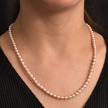 AA lavendel S&uuml;&szlig;wasser Perle 45+5cm Halskette