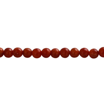 Rote Jade 45+5cm Halskette - 80 ct.