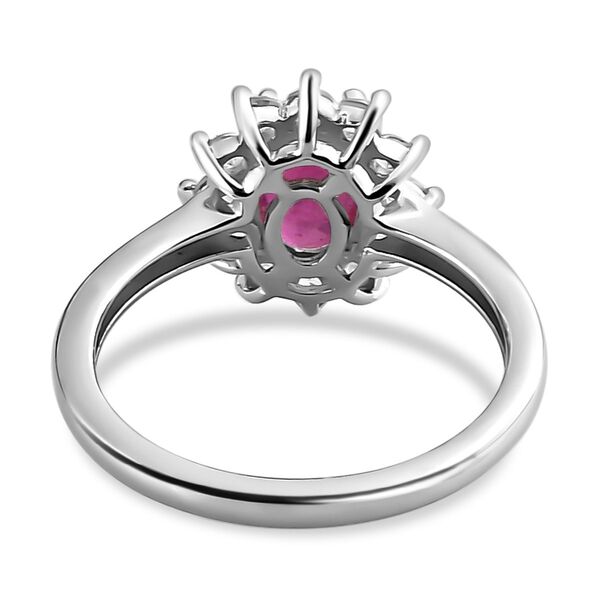 Afrikanischer Rubin und Zirkon-Ring - 1,55 ct. image number 6