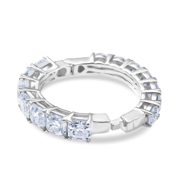 D'Joy Moissanit Ring 925 Silber rhodiniert (Größe 20.00) ca. 3,52 ct image number 6