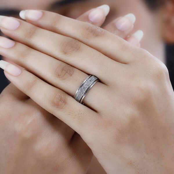 Luxus Diamant Anti-Stress Spinning Ring - 1 ct. image number 8