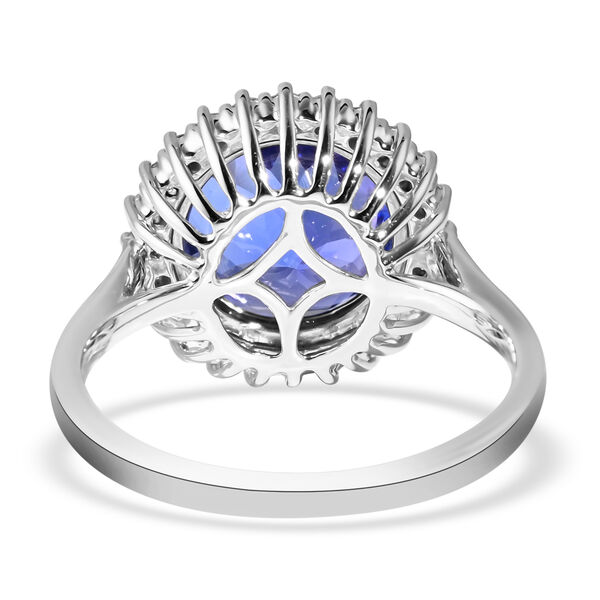 RHAPSODY AAAA Tansanit und VS EF zertifizierter und gepr&uuml;fter Diamant-Ring - 5 ct. image number 4