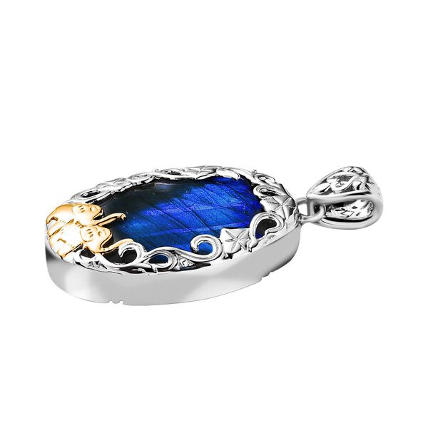 AAA Labradorit Anh&auml;nger - 32,73 ct. image number 5