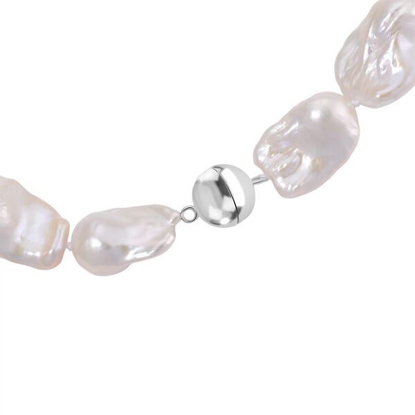 D'Joy Weiße Barockperle 50cm Halskette image number 5