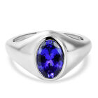 RHAPSODY AAAA Tansanit-Ring, 950 Platin (Gr&ouml;&szlig;e 18.00) ca. 2,13 ct