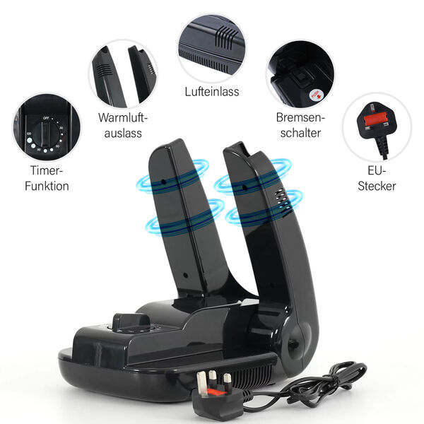 Schuhtrockner, Schwarz image number 12