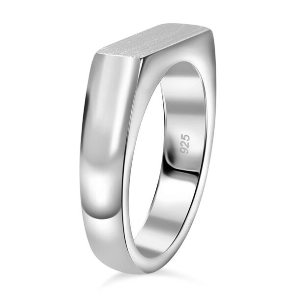 Siegelring, 925 Silber rhodiniert image number 4