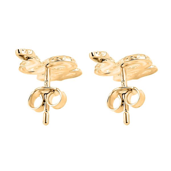 Royal Bali Kollektion - Schlangen Ohrstecker in  375 Gold image number 4