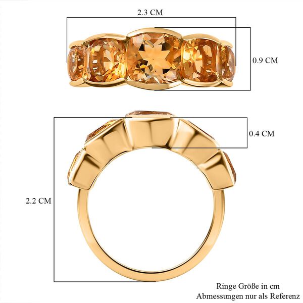 Citrin Ring - 4,06 ct. image number 7