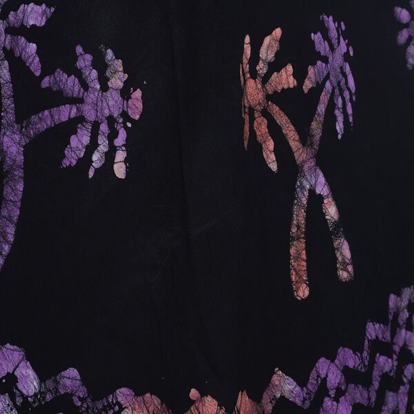 Luftiges Sommerkleid, 100% Viskose, One Size, Palmenmuster, Schwarz image number 6