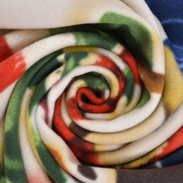 Superweiche Fleecedecke mit Schneemannsfeier Muster, Gr&ouml;&szlig;e 130x170 cm, Mehrfarbig image number 3