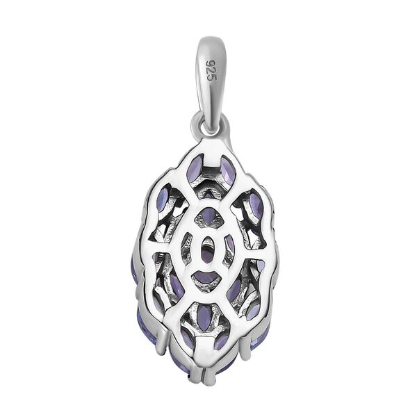 Tansanit Cluster Anhänger - 2 ct. image number 5