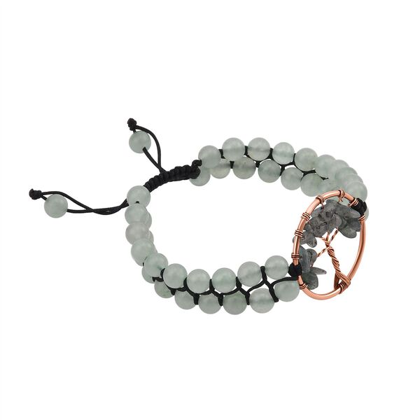 Gr&uuml;nes Aventurin Armband, ca. 15.25 cm, Messing  ca. 69.00 ct image number 2