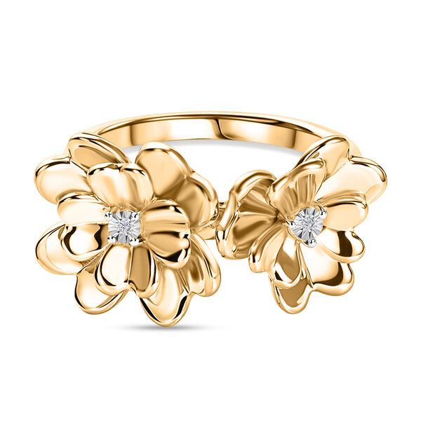 EverTrue floraler Diamant Ring