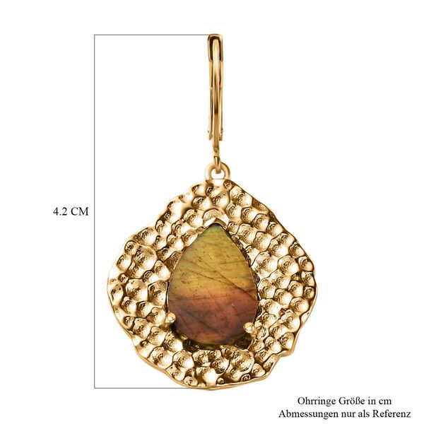 Labradorit Ohrringe - 6,17 ct. image number 5