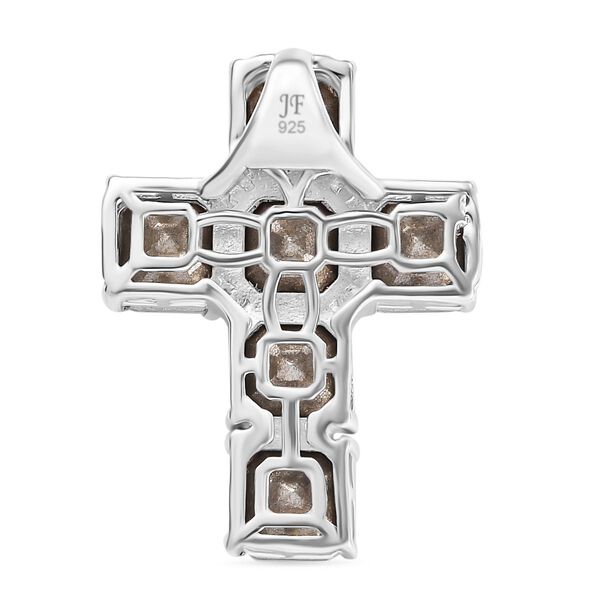 J Francis gefertigt mit SWAROVSKI- Weißer Swarovski Zirkonia-Anhänger image number 5