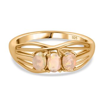 AA Nat&uuml;rlicher, &auml;thiopischer Welo Opal-Ring - 0,36 ct.