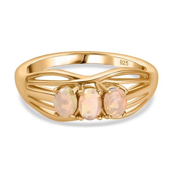 AA Nat&uuml;rlicher, &auml;thiopischer Welo Opal-Ring - 0,36 ct.